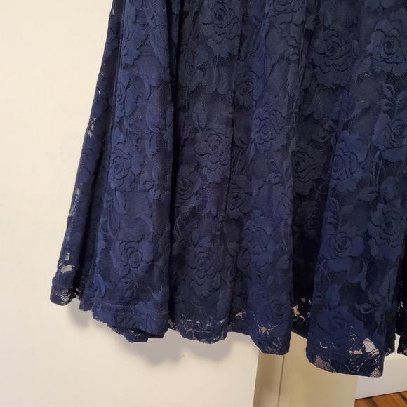 Blue Lace Dress - Picture 3 of 7